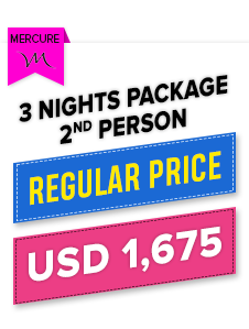 3 Nights Package 2nd Person Mercure