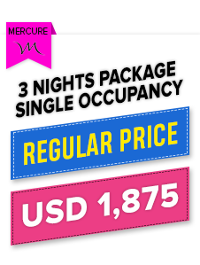 3 Nights Package Single Mercure