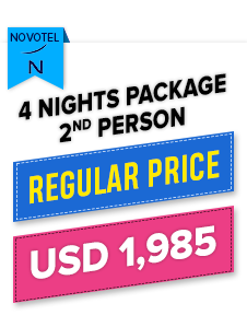 4 Nights Package 2nd Person Novotel